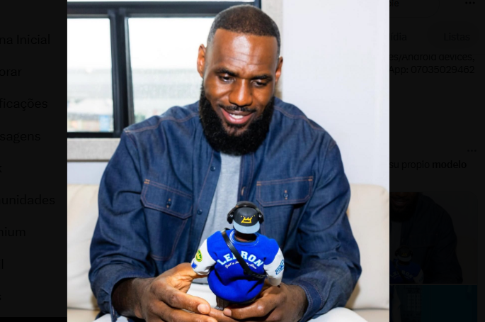 LeBron James vira modelo para boneco Ken, da Barbie