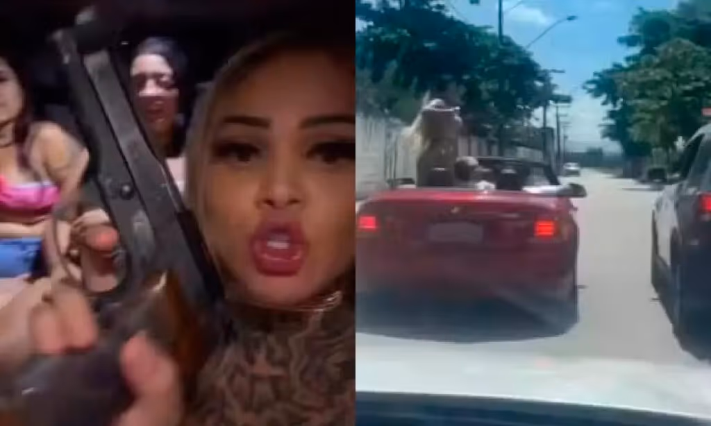 Loira da BMW, que rebolou para polícia, reage a assalto e bota ladrão para correr