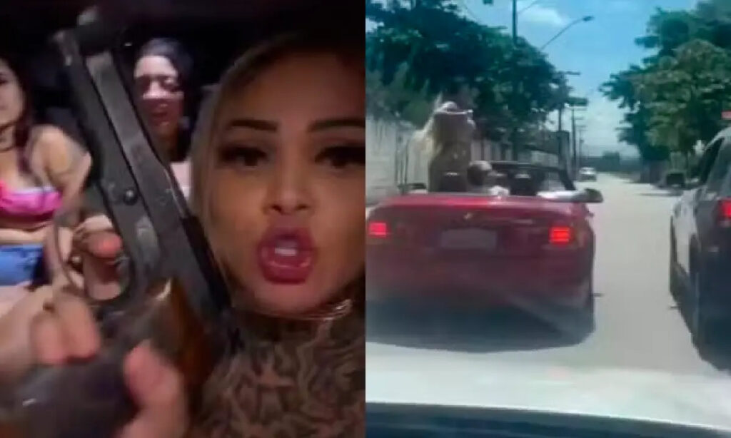 Loira da BMW, que rebolou para polícia, reage a assalto e bota ladrão para correr