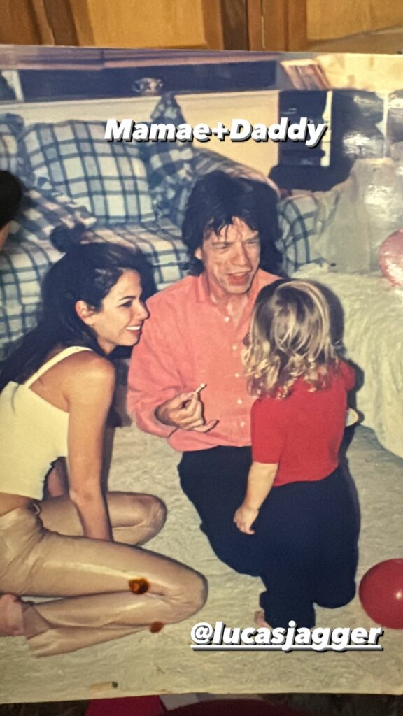 Luciana Gimenez surpreende com foto antiga com Mick Jagger
