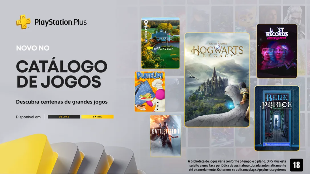 PlayStation Plus confirmar novos jogos de abril