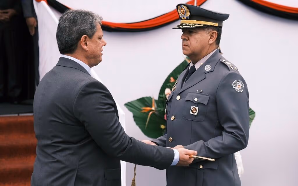Tarcísio troca comando da PM de SP