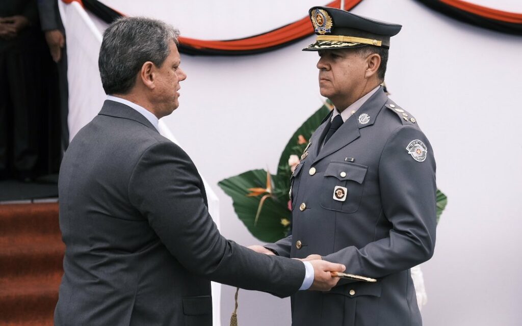 Tarcísio troca comando da PM de SP