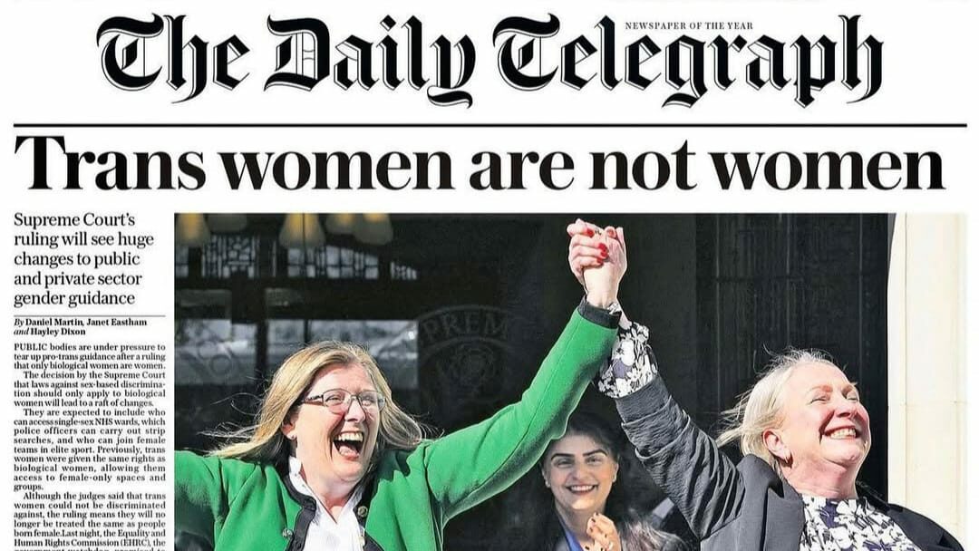 Mulheres trans não são mulheres