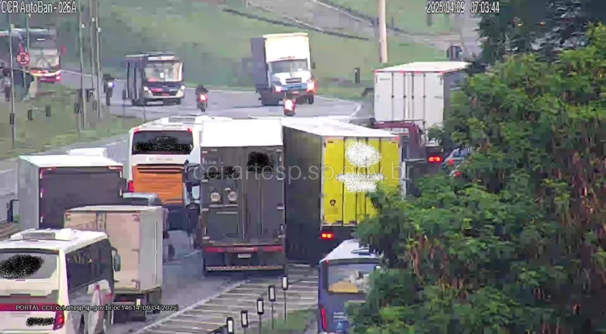 Acidente na Rodovia Anhanguera causa interdição