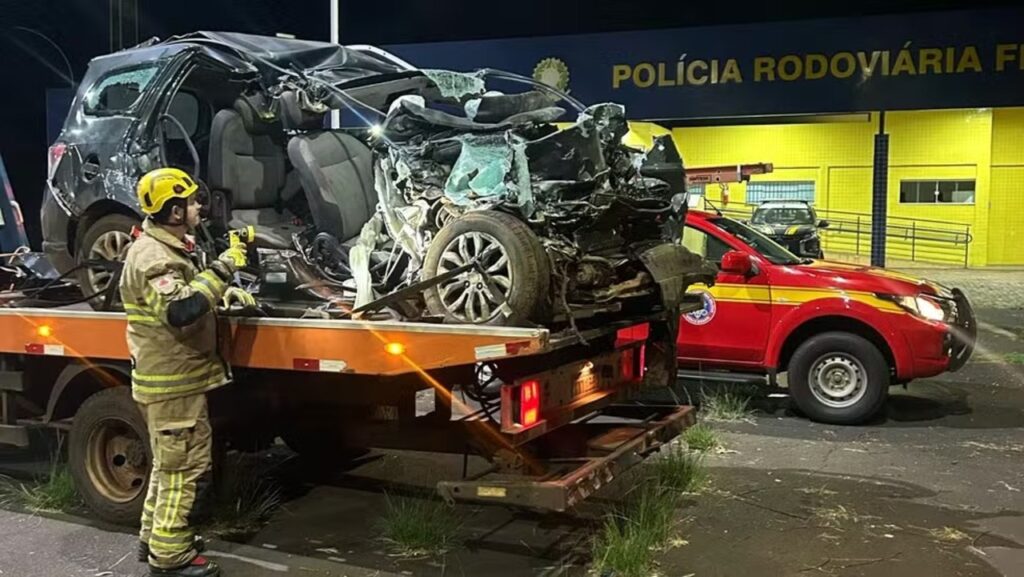 Tragédia na BR-365 mata uma família em Monte Alegre de Minas