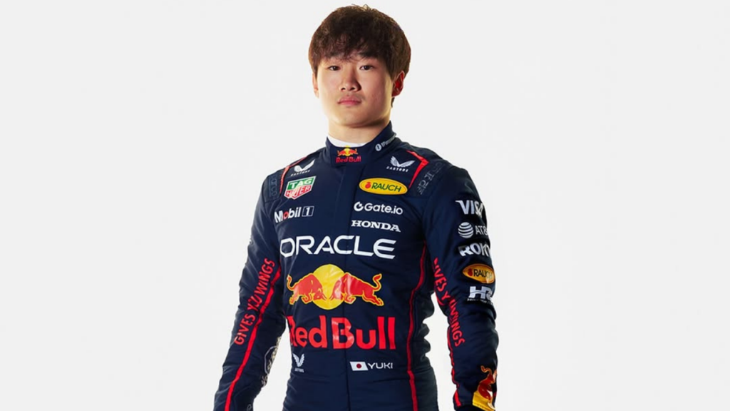 Yuki Tsunoda já tem data para estrar pela Red Bull na F1