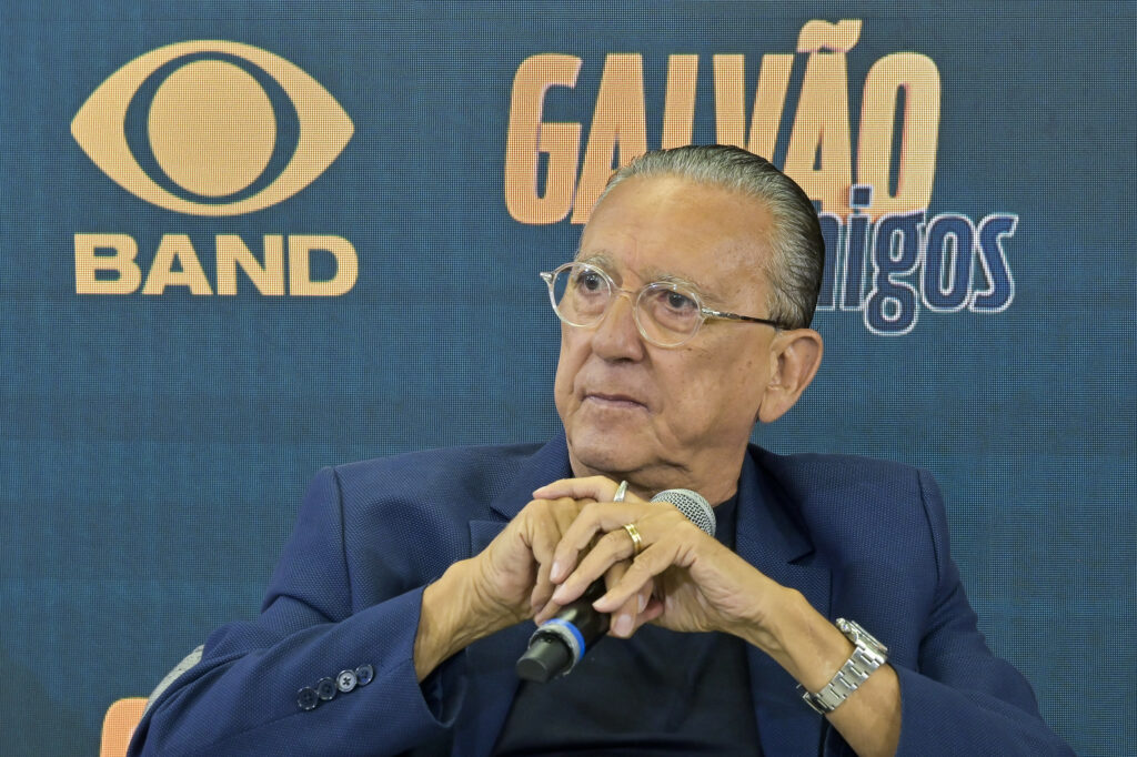 Foto do locutor esportivo Galvão Bueno