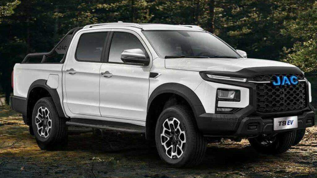 JAC T9 EV é a picape elétrica mais robusta que chega ao Brasil em 2025