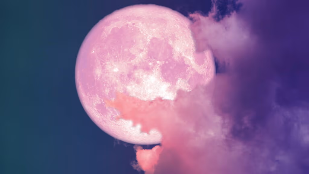Não perca o fenômeno da Microlua Rosa de 2025