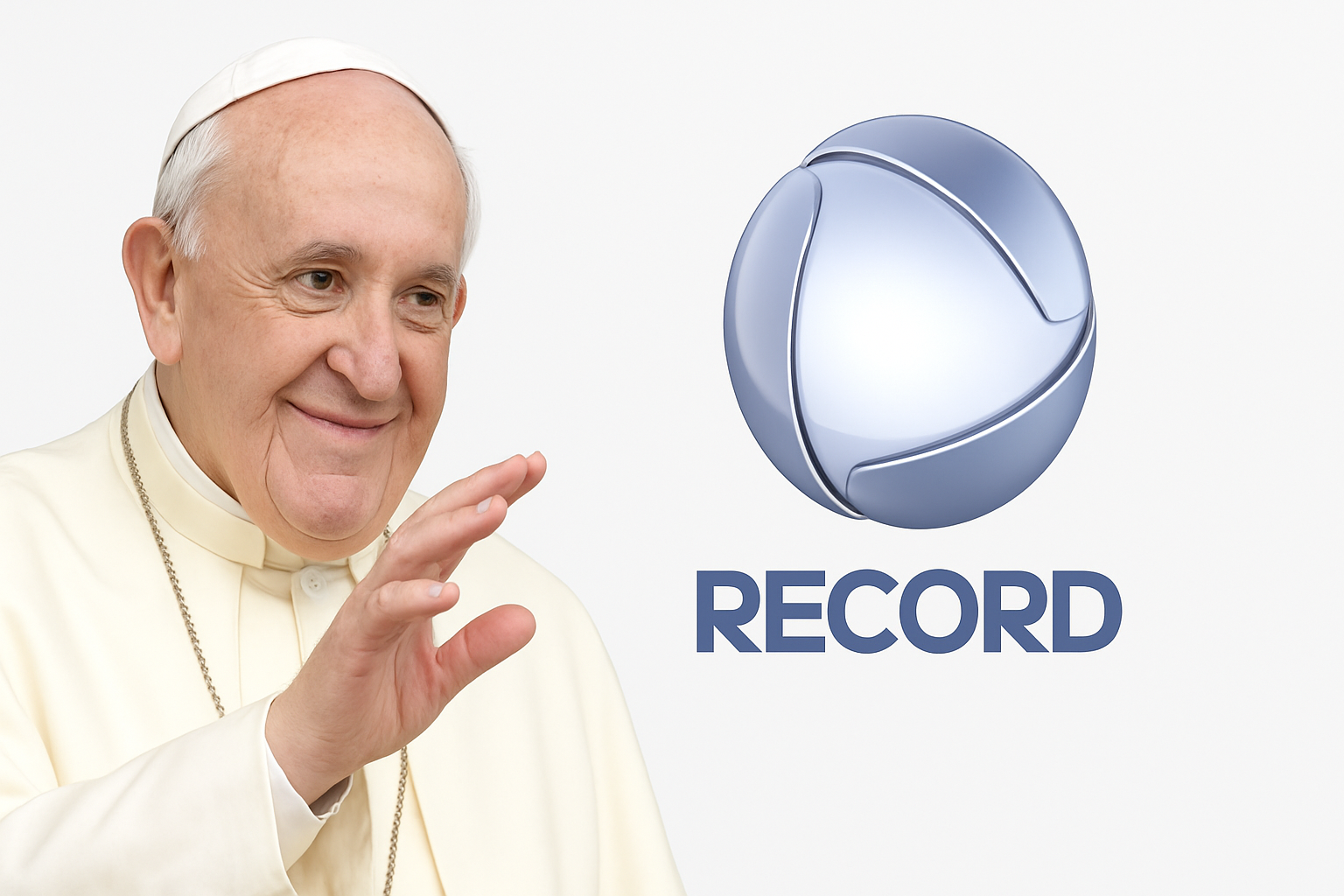 Record faz cobertura discreta da morte do papa