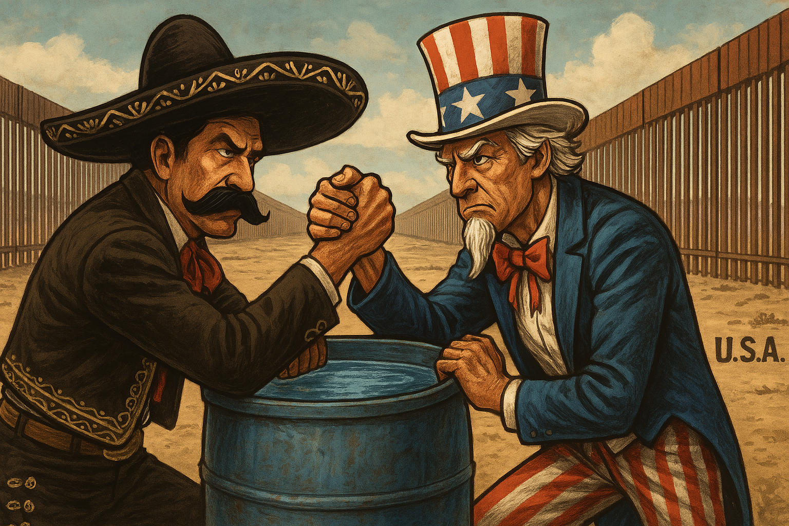 Casa Branca acusa México de desviar água e ameaça tarifas e sanções