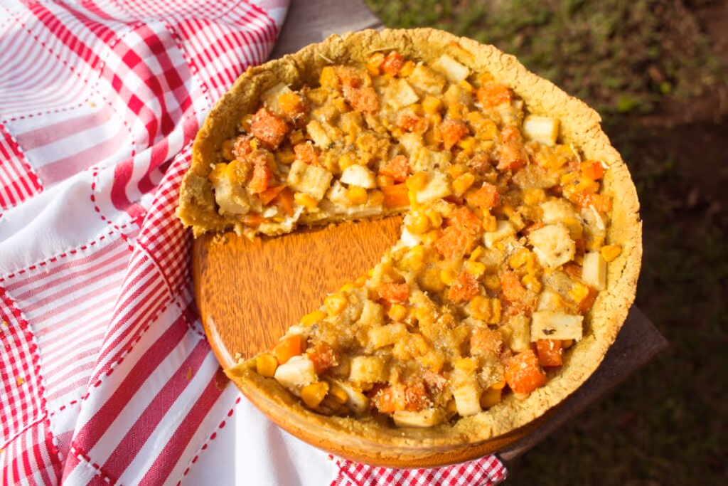 5 receitas de tortas veganas salgadas de liquidificador