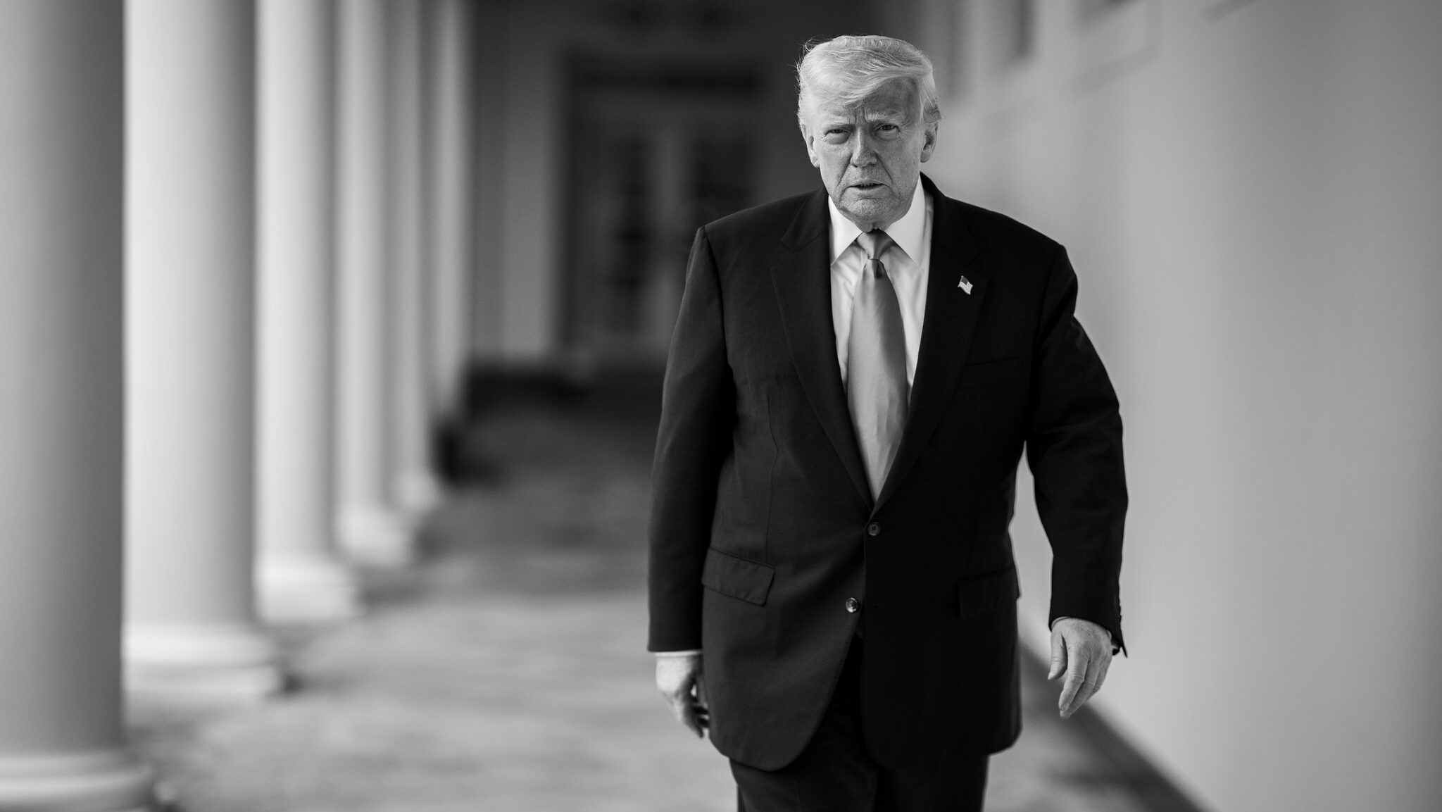 Donal trump na Casa Branca