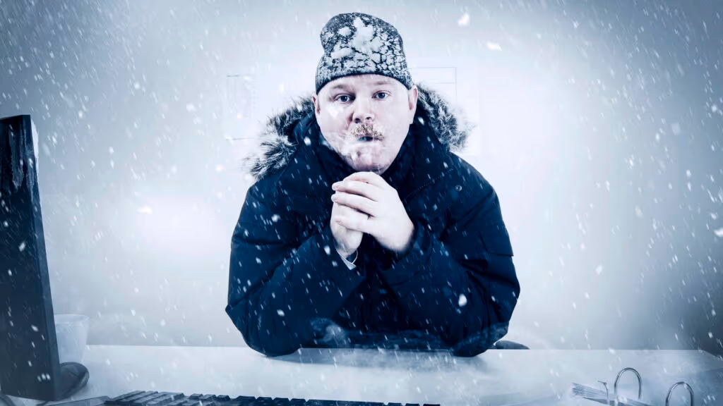 O que acontece com o corpo quando você entra num lugar muito frio