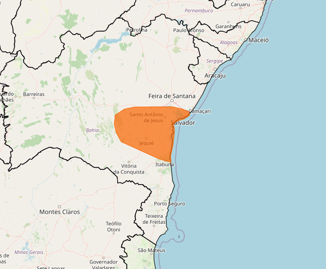 Alerta laranja Inmet para chuvas intensas, confira as regiões