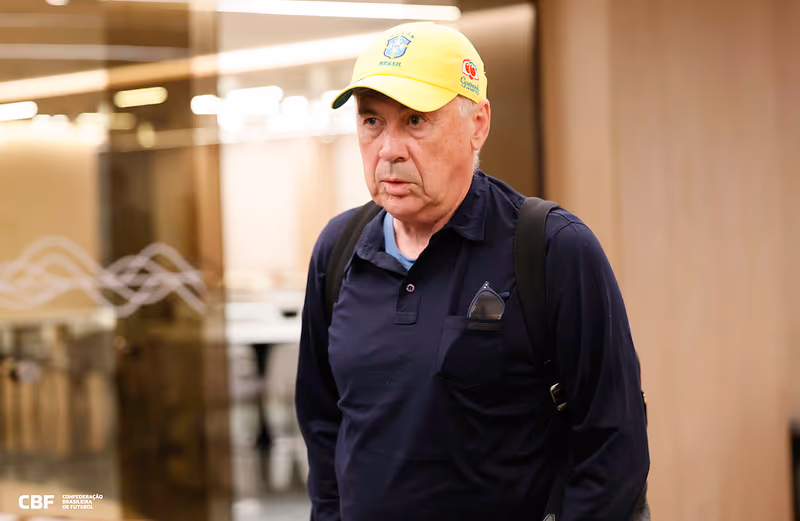 Ancelotti faz sua primeira convocação da Seleção nesta 2°feira