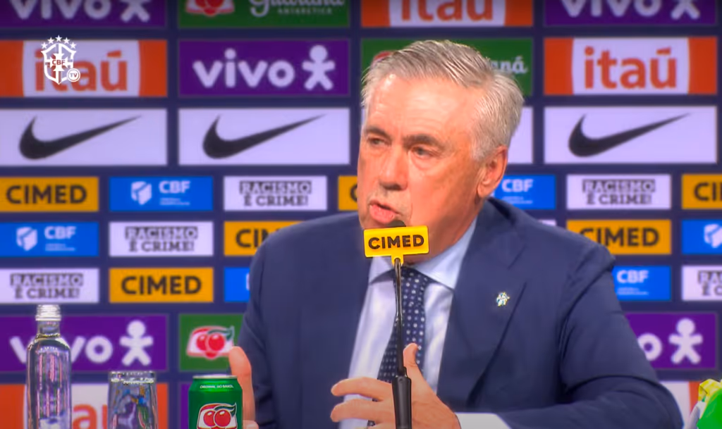 Ancelotti convoca seleção brasileira sem Neymar