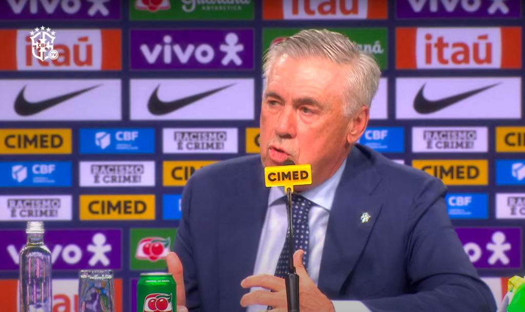 Ancelotti convoca seleção brasileira sem Neymar