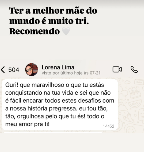 Lucas Lima desabafa e recebe apoio familiar