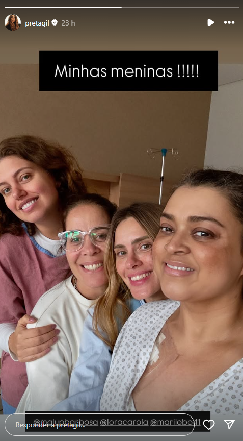 Preta Gil enfrenta o câncer com resiliência
