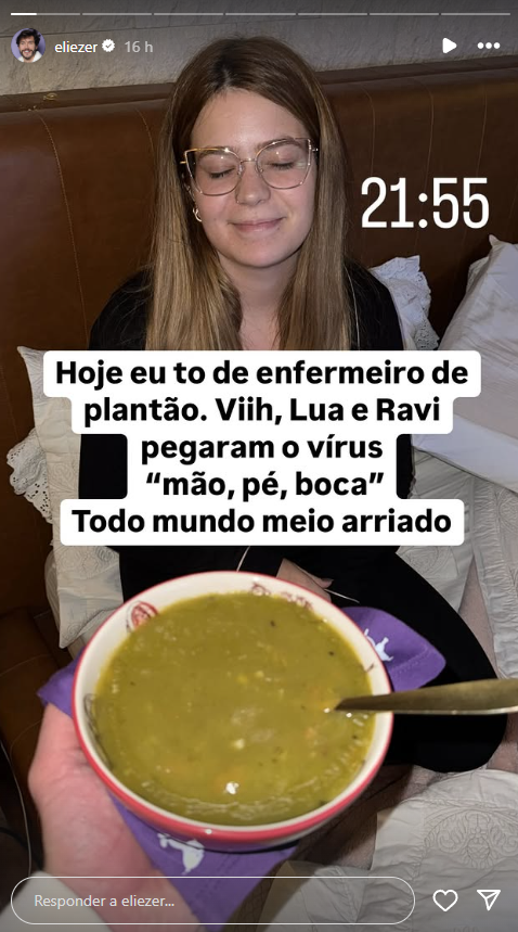 Família de Eliezer se recupera da infecção viral Mão-Pé-Boca