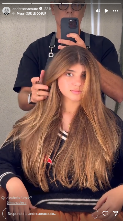Filha de Grazi Massafera impressiona com novo visual