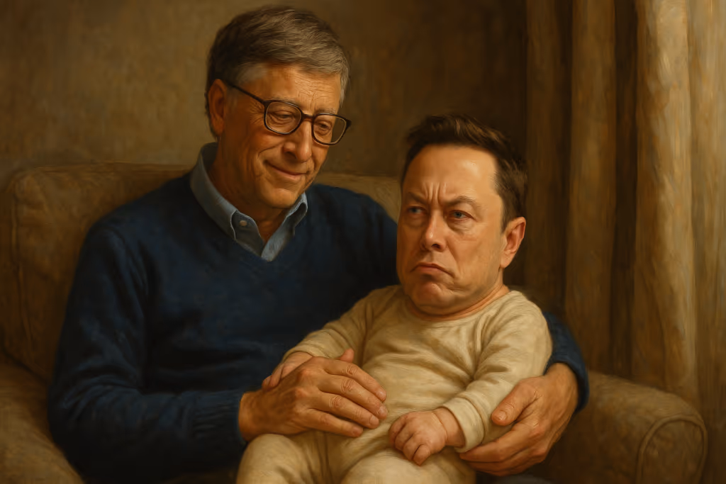 “Eu não deixaria esse cara cuidar do meu filho”, diz Musk sobre Gates