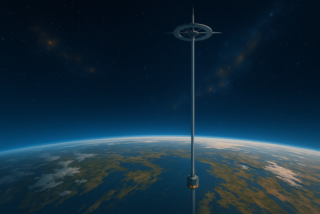 Elevador espacial de 97 mil km pode substituir foguetes