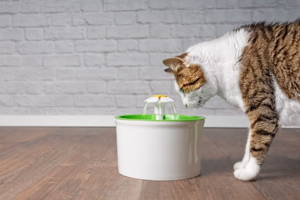 8 modelos de fontes e bebedouros de água para gato 