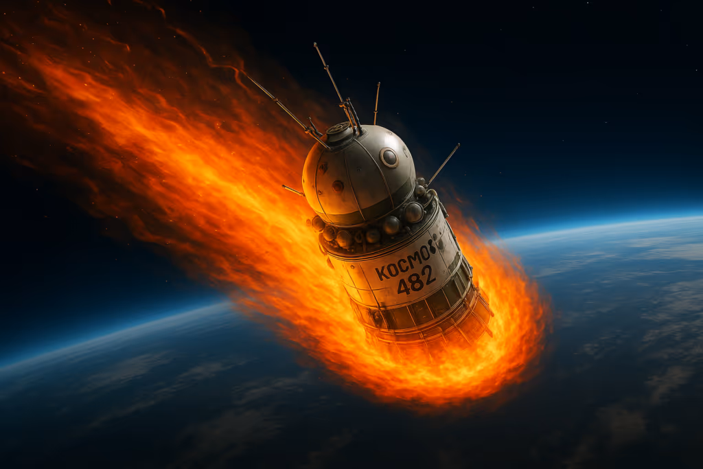 Sonda soviética Kosmos 482 cai no mar após 53 anos no espaço