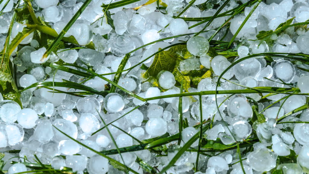 Rara tempestade de granizo atinge cidade de Alexandria