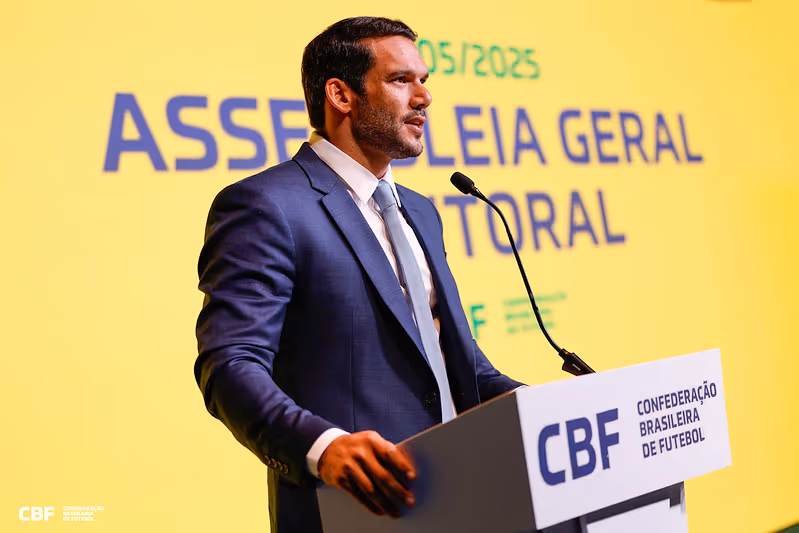 Samir Xaud é o novo presidência da CBF com boicote de clubes