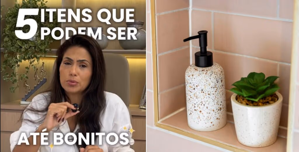 Larissa Reis, arquiteta “5 itens que podem ser bonitos mas não são funcionais!