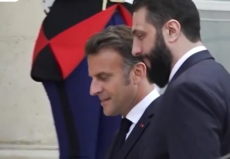Paris: Macron recebe presidente interino da Síria