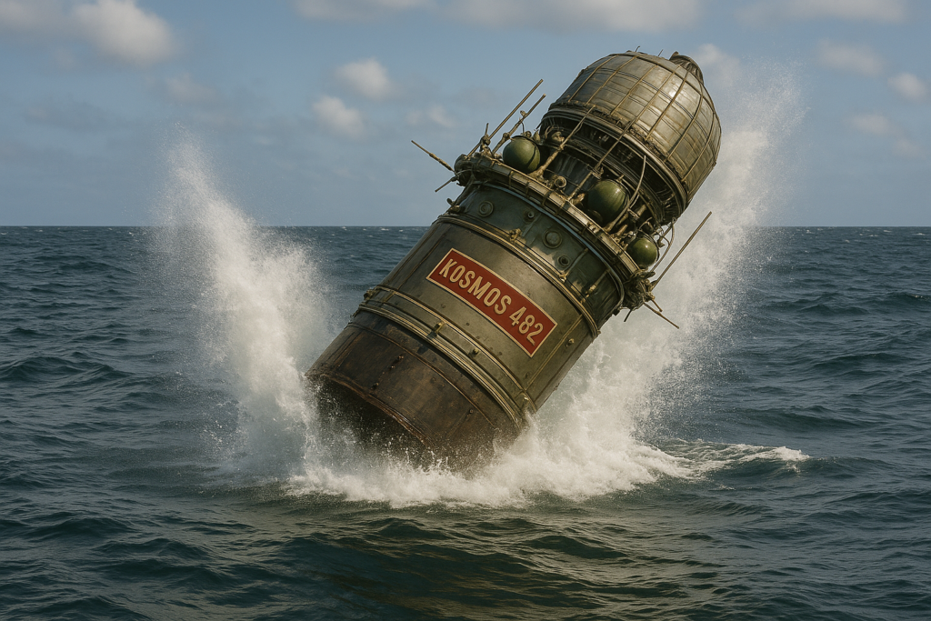Sonda soviética Kosmos 482 cai no mar após 53 anos no espaço