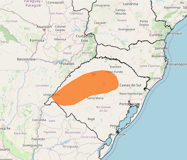Tempestade intensa atinge Sudeste com alerta máximo do Inmet