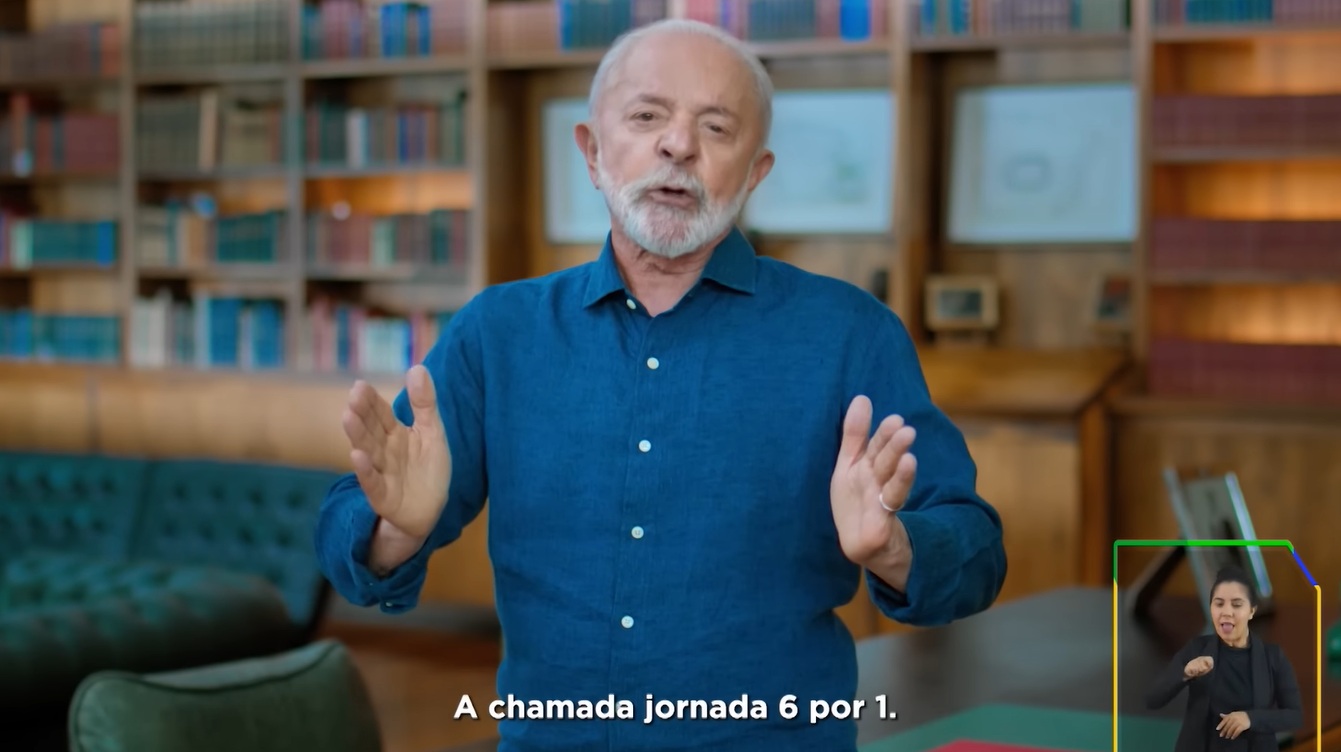 Na TV, Lula defende discussão sobre fim da escala 6 x 1