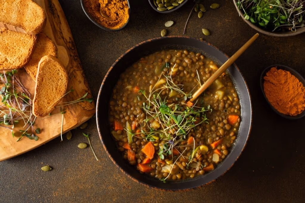 5 sopas e cremes ricos em fibras para o almoço