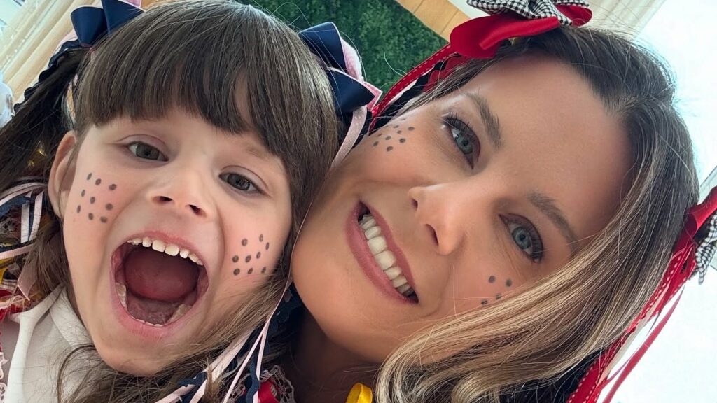 Já “grandinha”, Lua, Filha de Tiago Leifert, reaparece nas redes