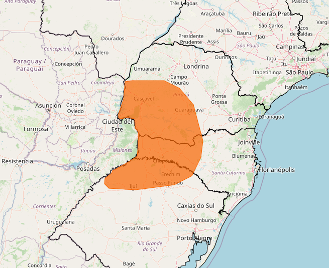 Alerta de forte tempestade para os dias 04 e 05, veja as regiões