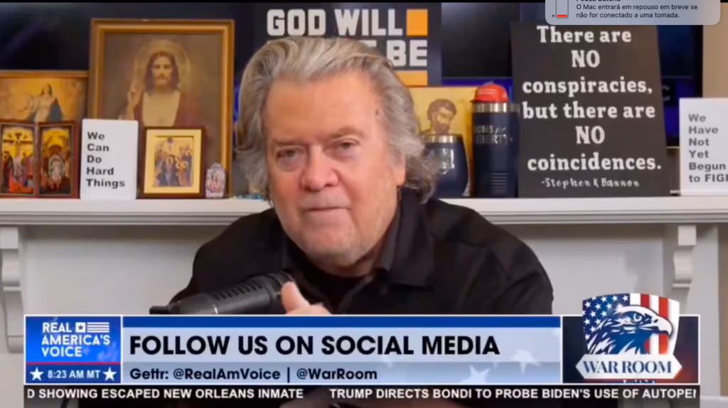 Crusoé: Steve Bannon quer deportar Elon Musk