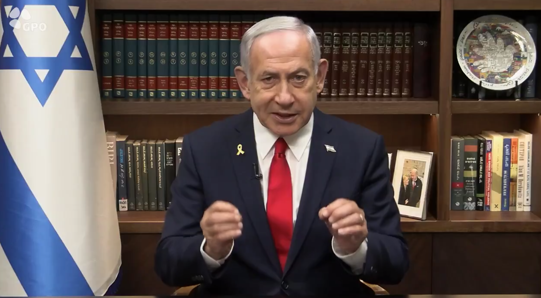 Opositor de Netanyahu elogia plano de Trump