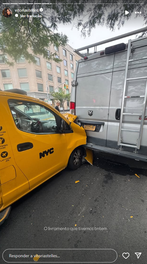 Influenciadora Vitória Telles sofre acidente em Nova York