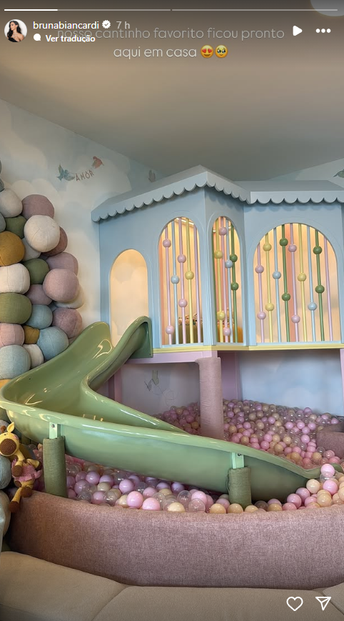 Bruna Biancardi, influenciadora digital de 31 anos, compartilhou recentemente novidades sobre a preparação do ambiente familiar