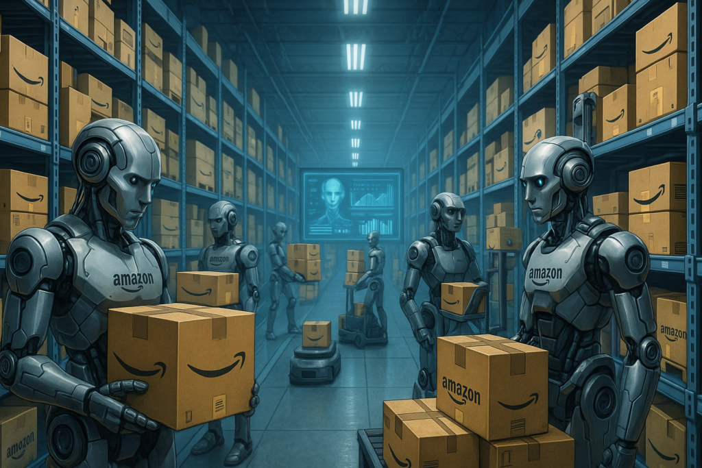 “Vamos precisar de menos gente fazendo os trabalhos de hoje”, diz CEO da Amazon