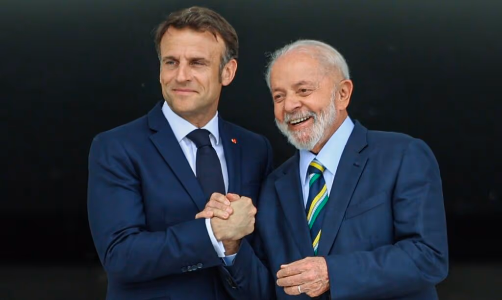 Macron cobra Lula por pressão sobre Putin