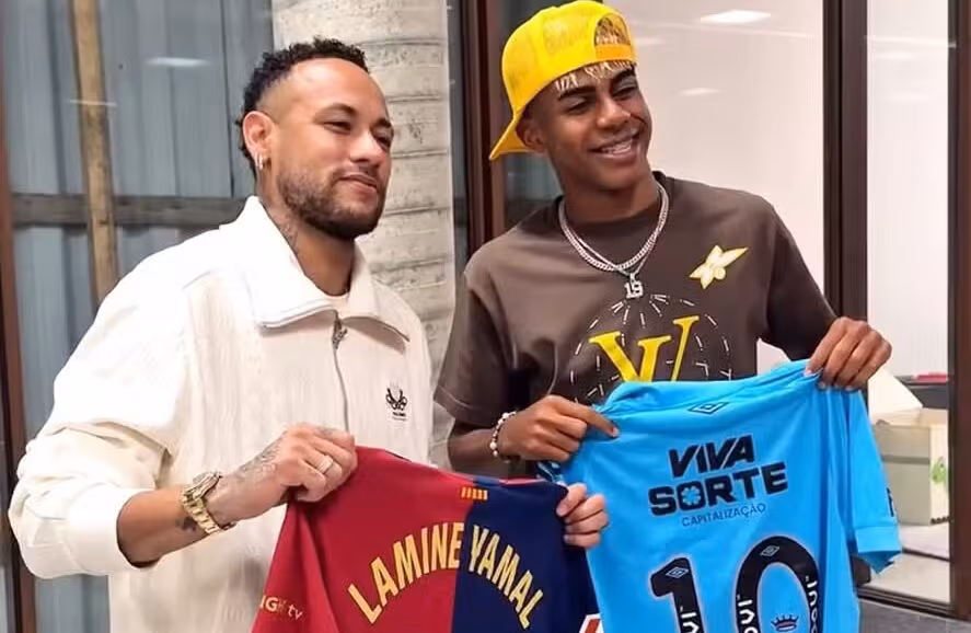 Neymar x Lamine Yamal: Quem é o melhor, no basquete. Confira!