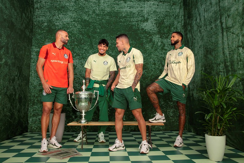 Palmeiras lança uniforme com estética voltada para o Mundial de Clubes