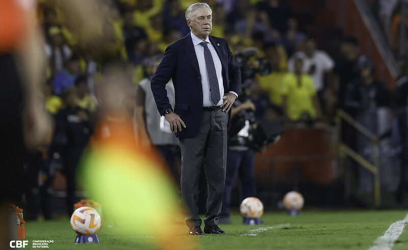 Seleção nas Eliminatórias: Ancelotti analise empate contra o Equador